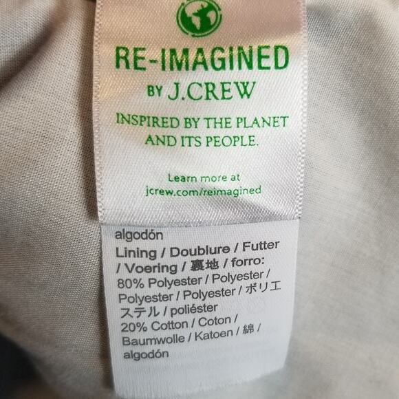 J. Crew Women's Chambray Blue Polyester Cotton Tank Top Size 00 - Picture 4 of 5